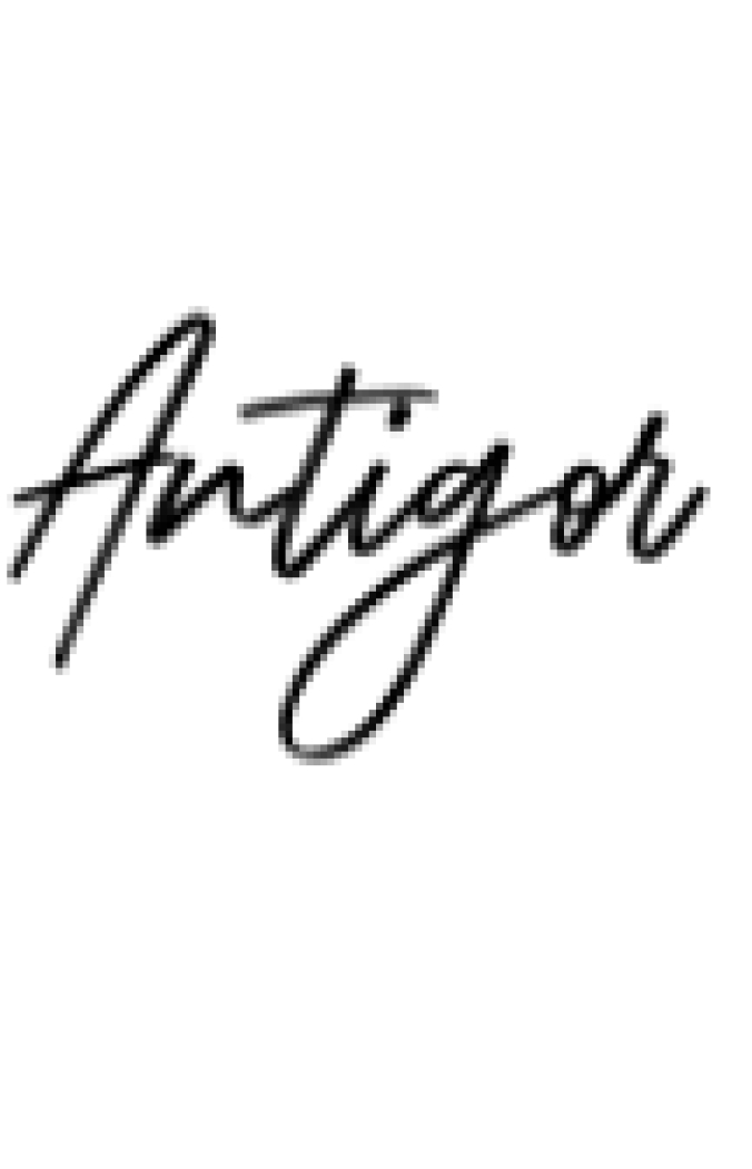 Antigor Font Preview