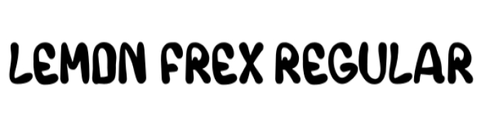 Lemon Frex Font Preview
