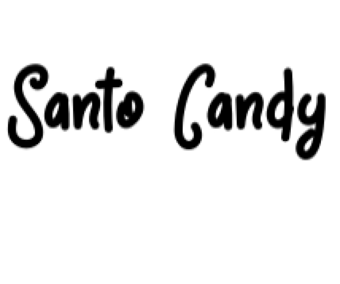 Santo Candy Font Preview