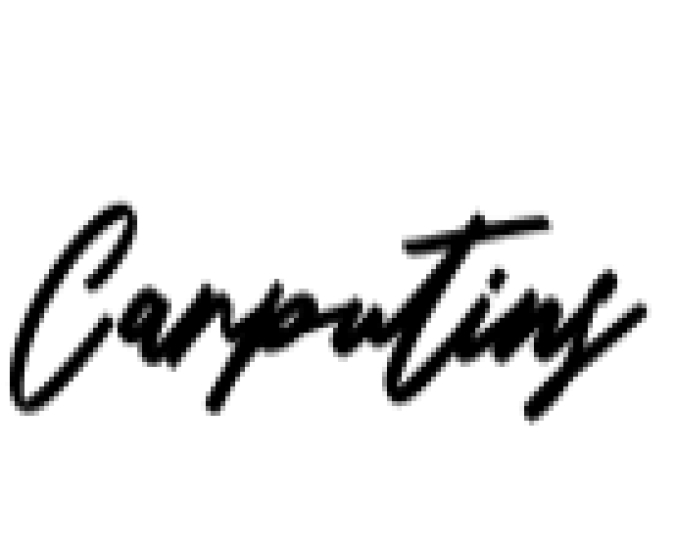 Carputins Signature Font Preview