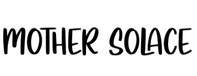 Mother Solace Font Preview