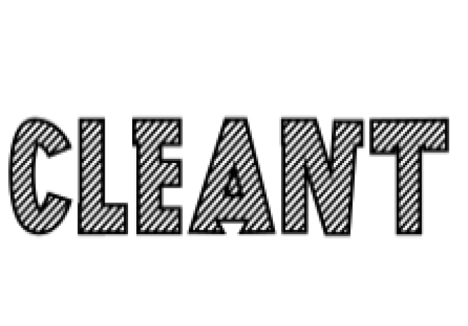 Cleant Font Preview
