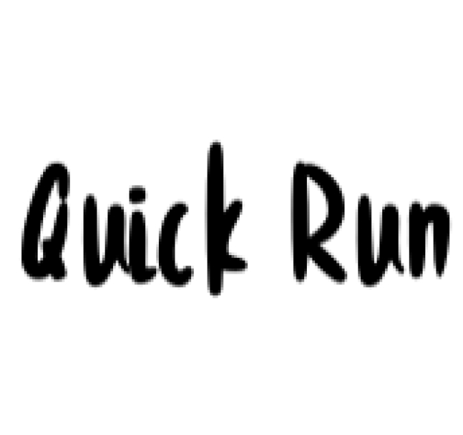 Quick Run Font Preview