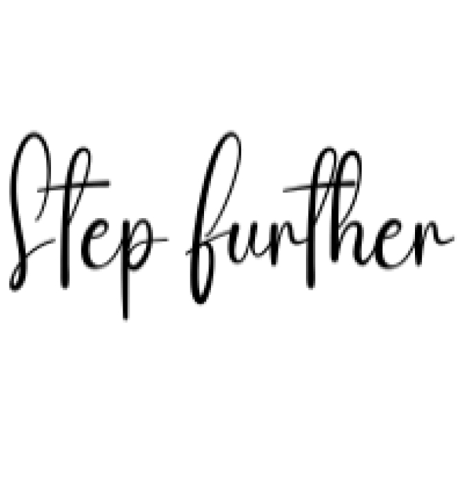 Step Further Font Preview