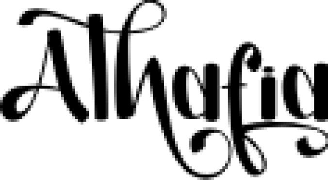 Athafia - Font Preview