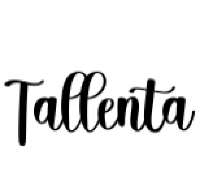 Tallenta Font Preview