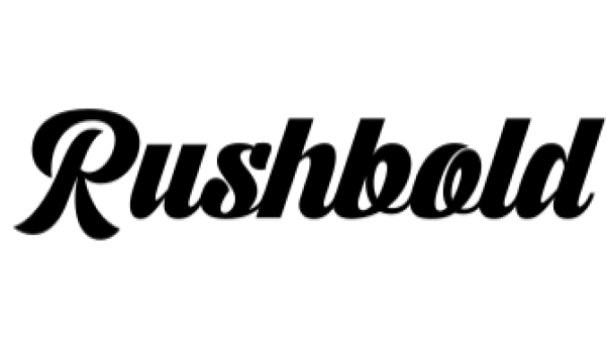 Rushbold Font Preview