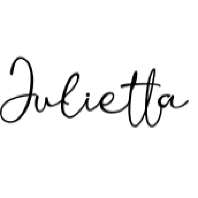 Julietta Font Preview
