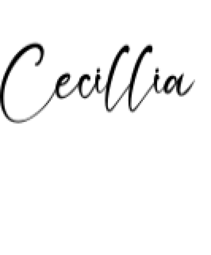 Cecillia Font Preview