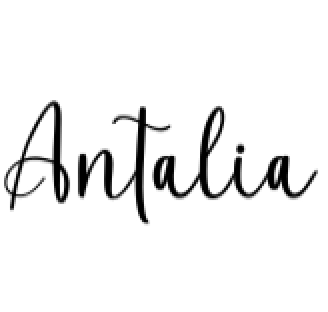 Antalia Font Preview