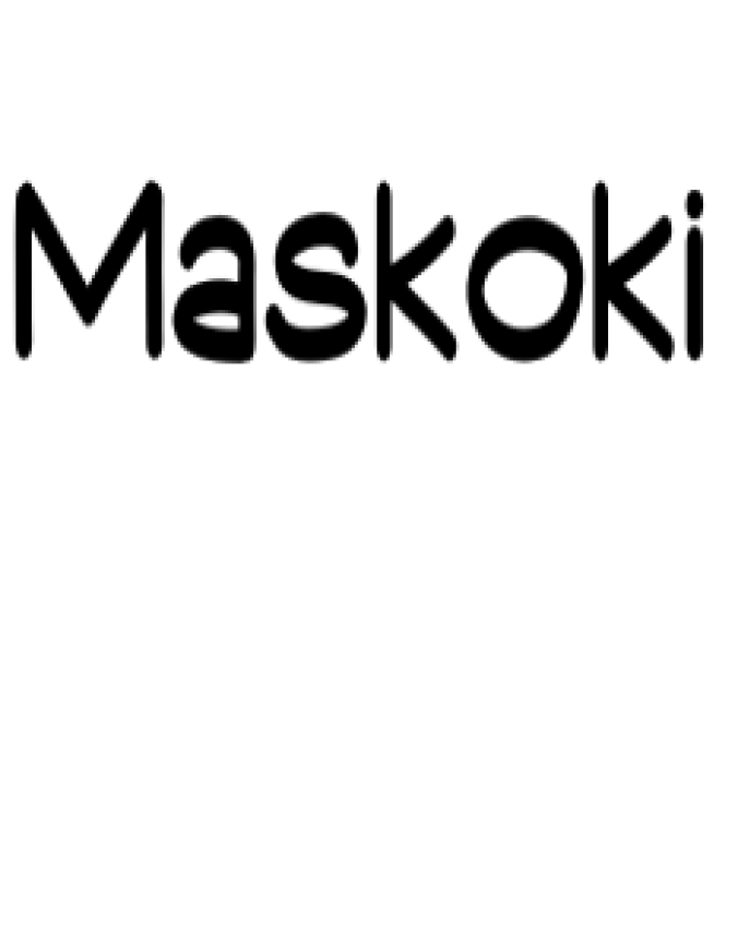 Maskoki Font Preview