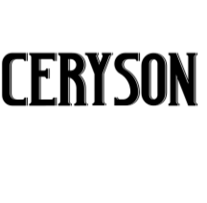 Ceryson Font Preview