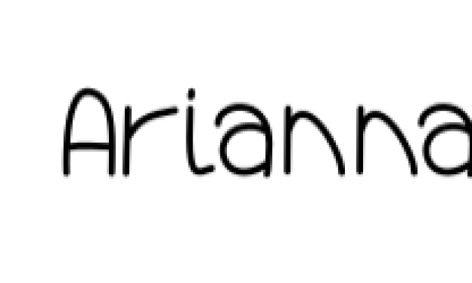 Arianna Font Preview
