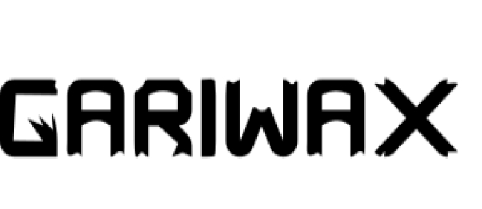 Gariwax Font Preview