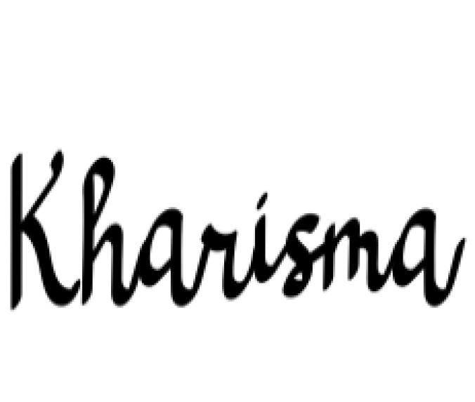 Kharisma Font Preview