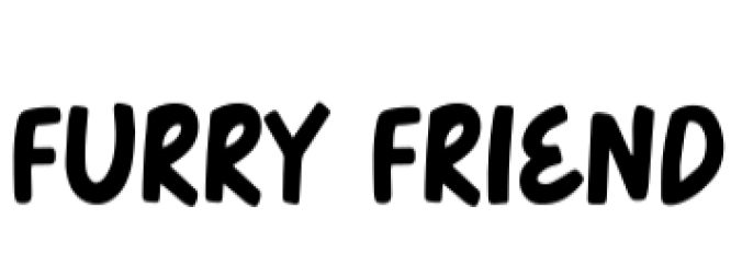 Furry Friend Font Preview