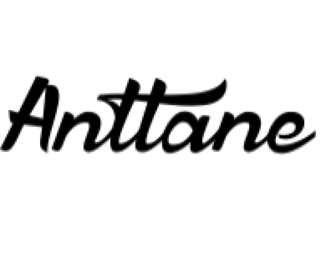 Anttane Font Preview