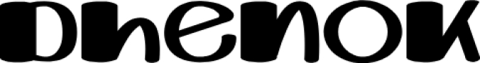 Dhenok Font Preview