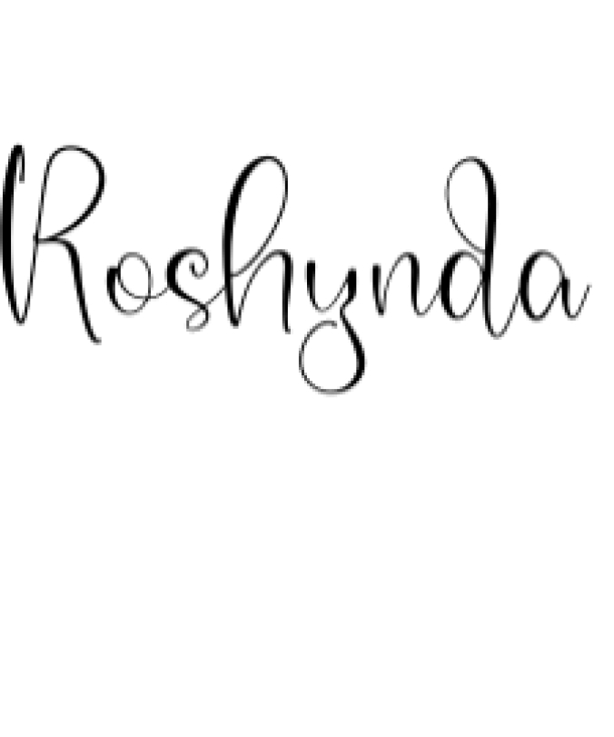 Roshynda Font Preview
