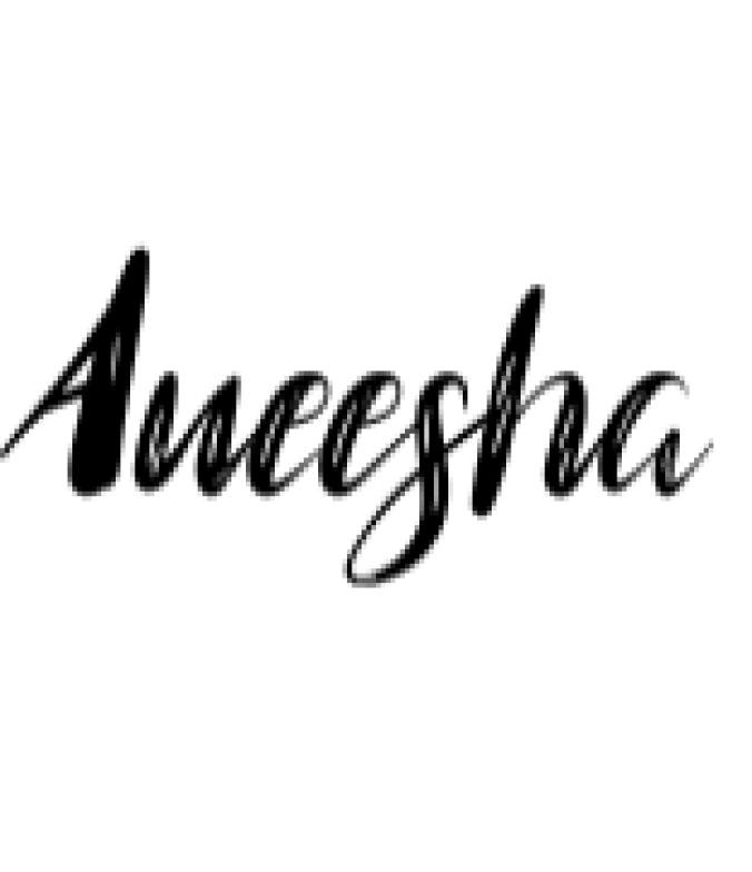 Aneesha Font Preview