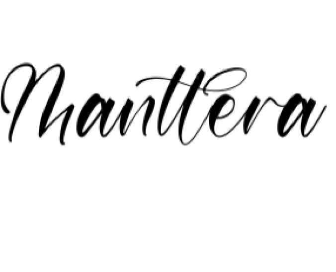 Manttera Font Preview