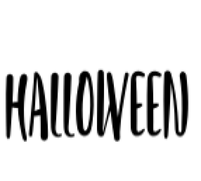 Halloween Font Preview