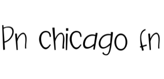 Chicago Font Preview