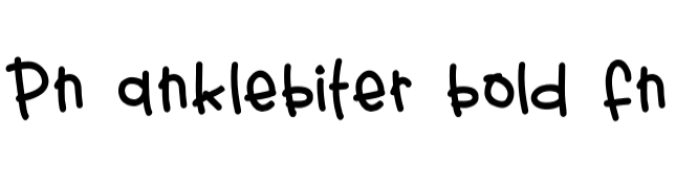 Anklebiter Font Preview