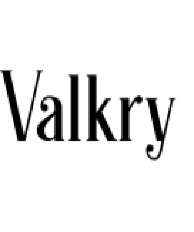 Valkry Font Preview