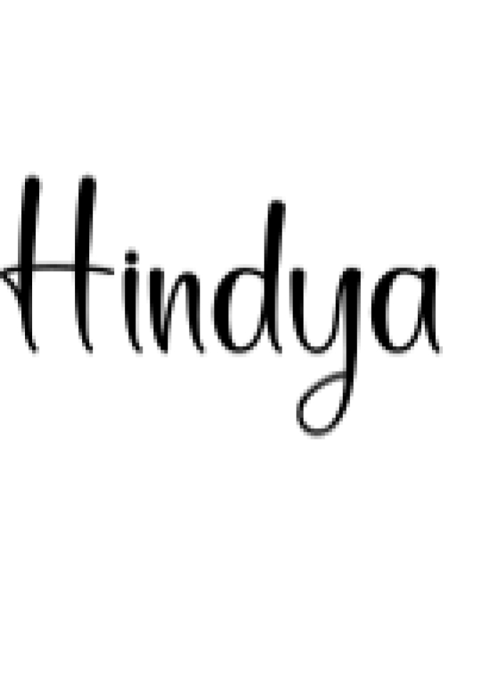 Hindya Font Preview