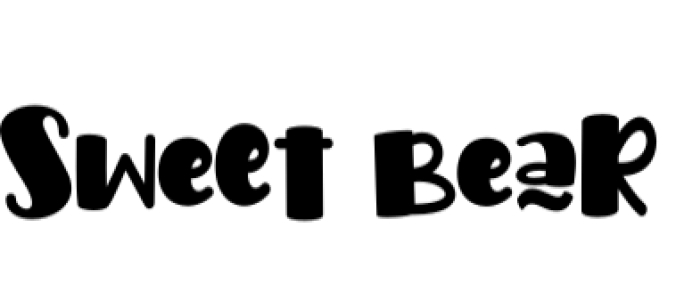 Sweet Bear Font Preview