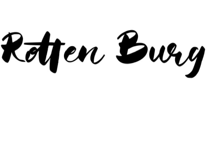 Rotten Burg Font Preview