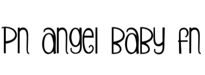 Angel Baby Font Preview