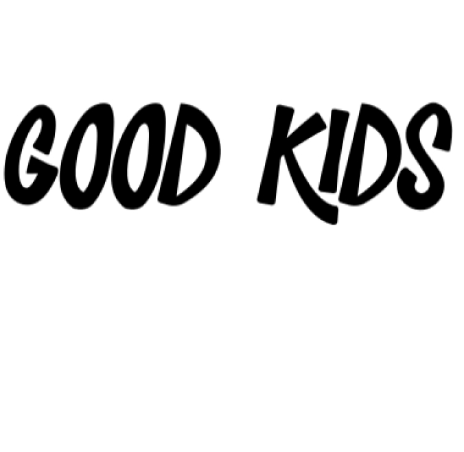 Good Kids Font Preview