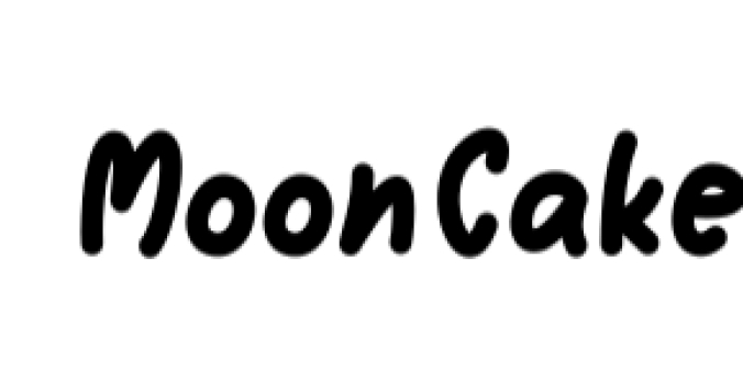 Moon Cake Font Preview