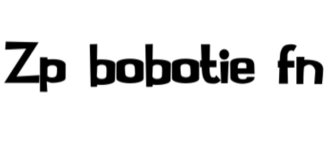 Bobotie Font Preview