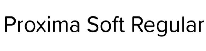 Proxima Soft Font Preview