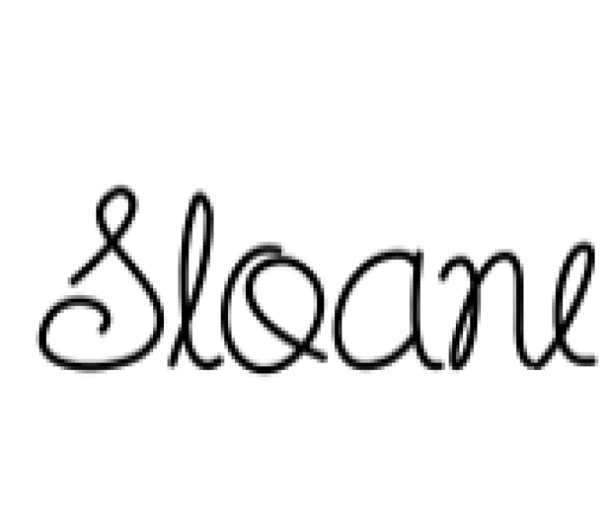Sloane Font Preview