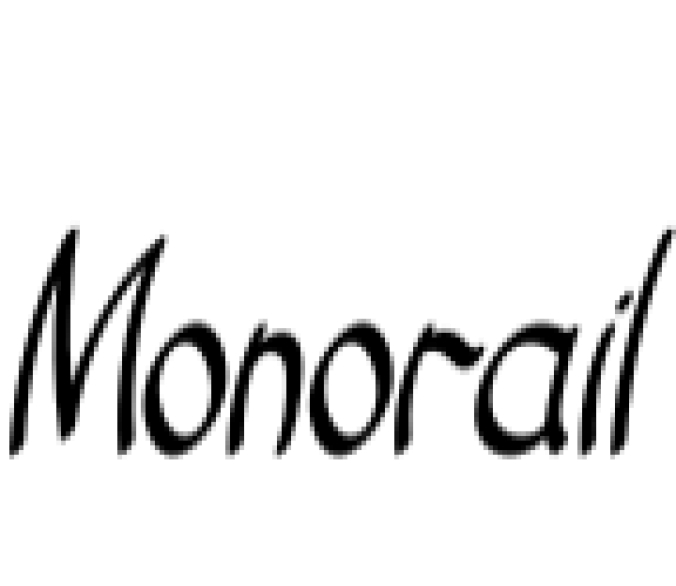 Monorail Font Preview