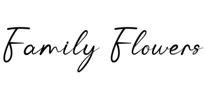 Family Flower Font Preview