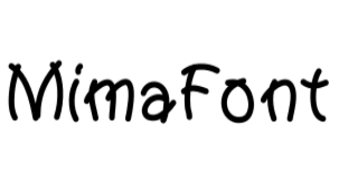 Mima Font Preview