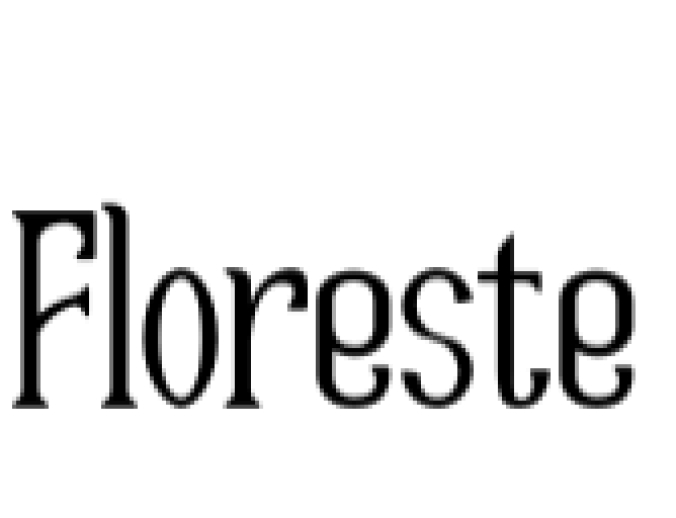 Floreste Font Preview