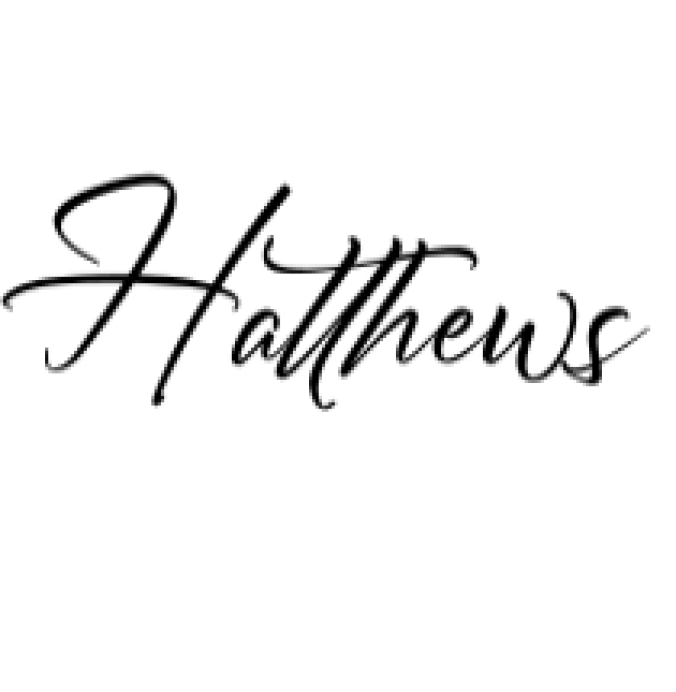 Hatthews Font Preview