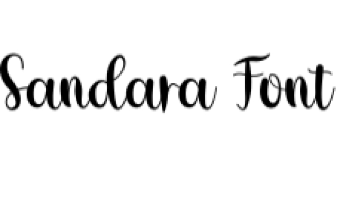 Sandara Font Preview