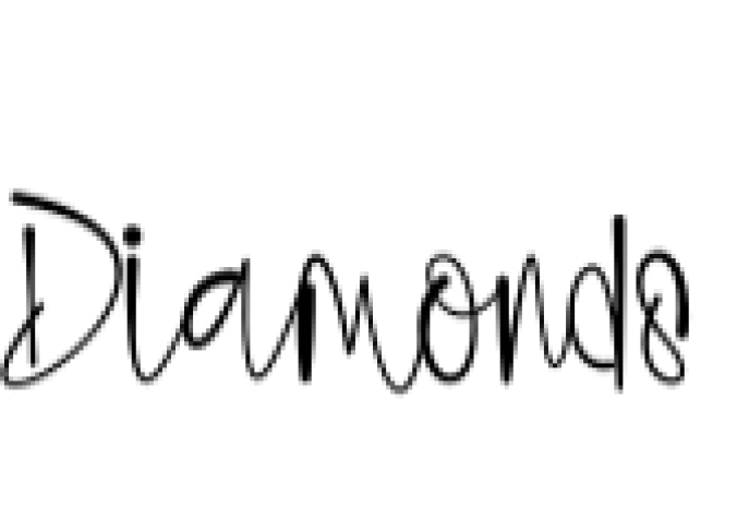 Diamonds Font Preview