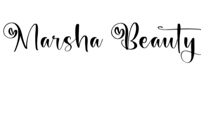 Marsha Beauty Font Preview