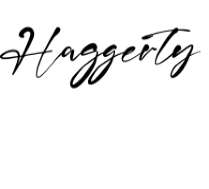 Haggerty Font Preview
