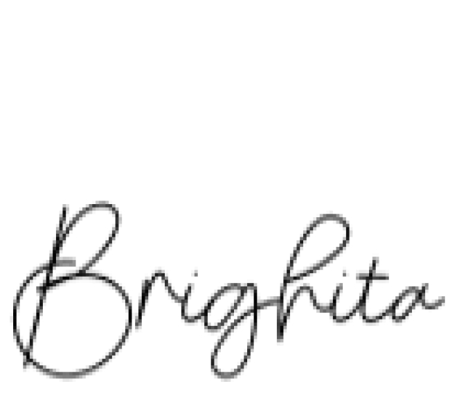 Brighita Font Preview