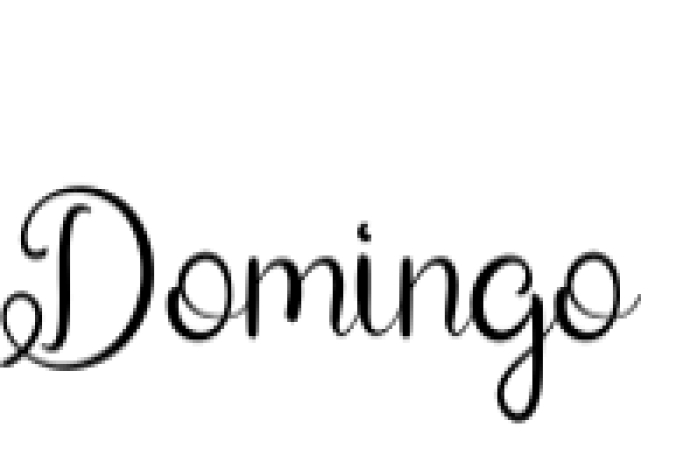 Domino Font Preview