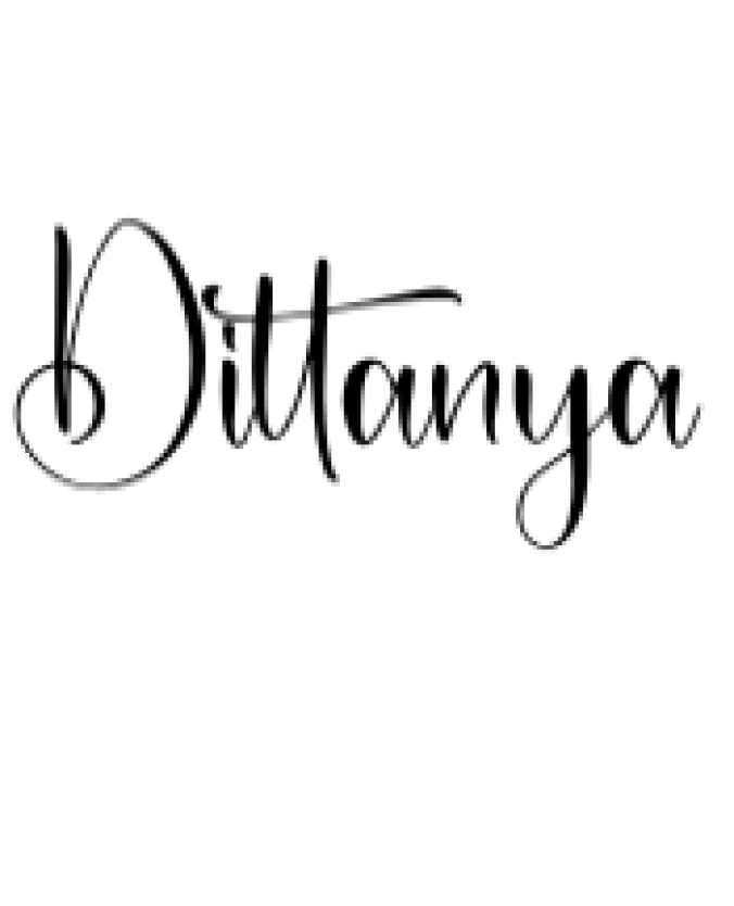 Dittanya Font Preview